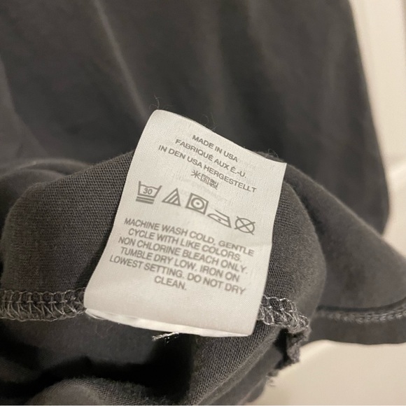 J. Crew T-Shirt Dress with Pocket in Charcoal Gray - Picture 7 of 7